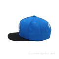 Cappello a snapback da 5 pannelli da ricamo